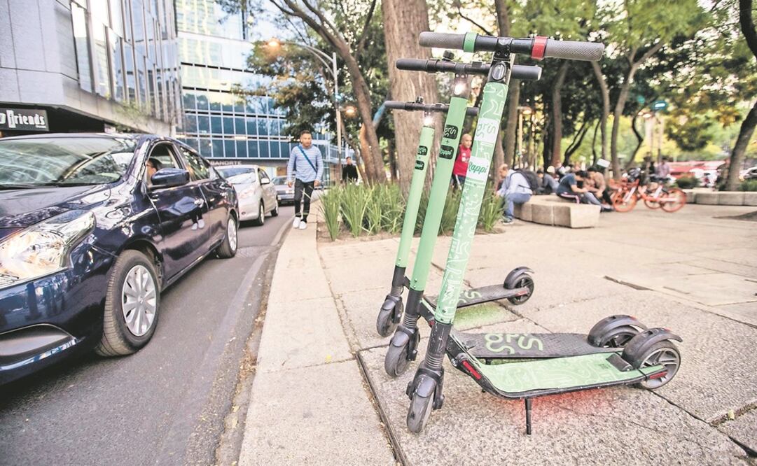 Scooters en CDMX. Foto: Archivo/EL UNIVERSAL