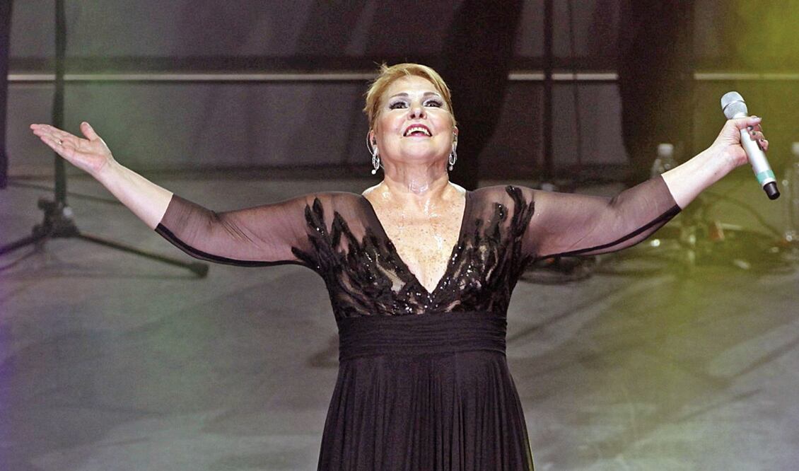 Lupita D'Alessio se presentó ayer en la Arena Ciudad de México.
Foto: Clasos / Edgar Negrete, archivo