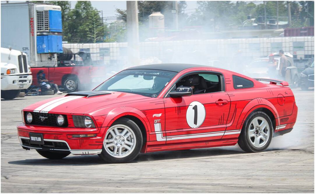 Auto de Driftlan, piloto del Orochi Drift Team. Foto: Brenda Martínez/ EL UNIVERSAL