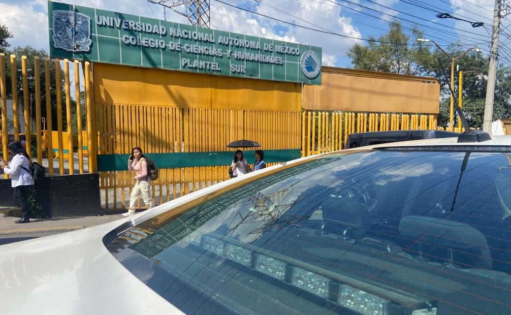 Estudiante muere apuñalado dentro del CCH Sur (22/09/2025). Foto: Juan Carlos Williams / EL UNIVERSAL