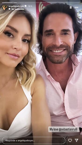 Angelique Boyer y Sebastián Rulli fueron a la presentación de la puesta en escena "La ternura".
Foto: Instagram