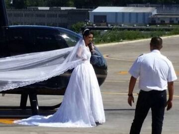 Muere novia al caer del helicóptero en el que iba a su boda