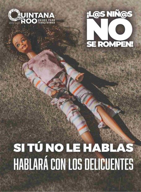 Campaña "Los niños no se rompen". Foto: Especial