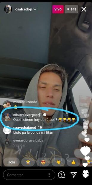 Edu Vargas "critica" y se burla de entrenamientos del Tuca Ferretti