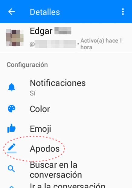 ¿Cómo cambiar el nombre de tus contactos en Messenger?