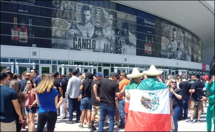 Mexicanos se hacen presentes para el pesaje de la Canelo-Jacobs