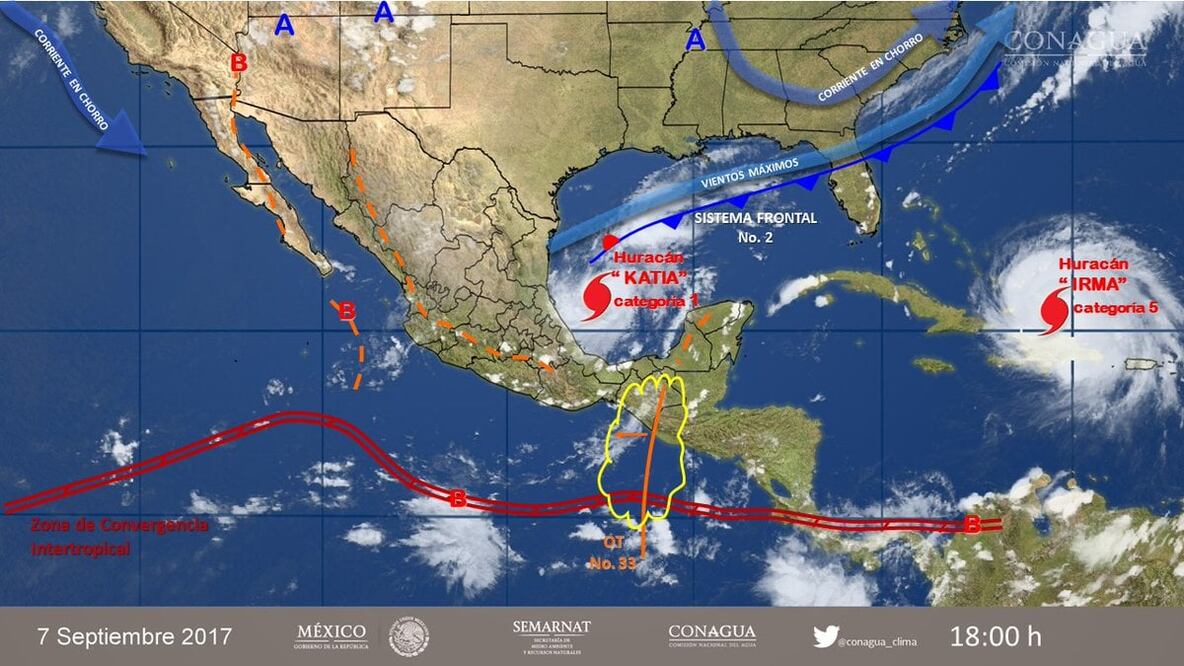 Foto: tomada de @conagua_clima