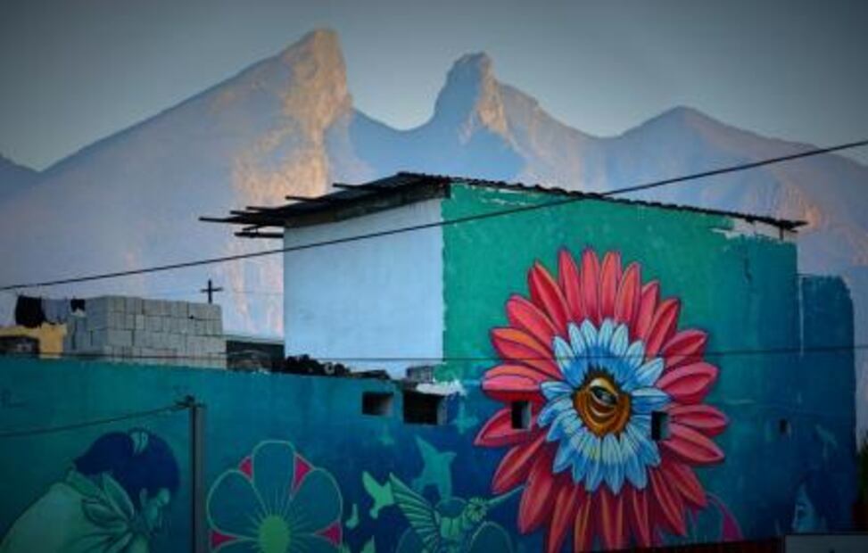 Con murales, buscan abatir la violencia en Monterrey