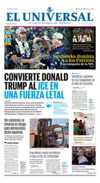 Portada impresa del 9 de febrero de 2026