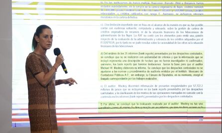 Fobaproa se terminará de pagar hasta el 2050: Sheinbaum; exhibe auditoría