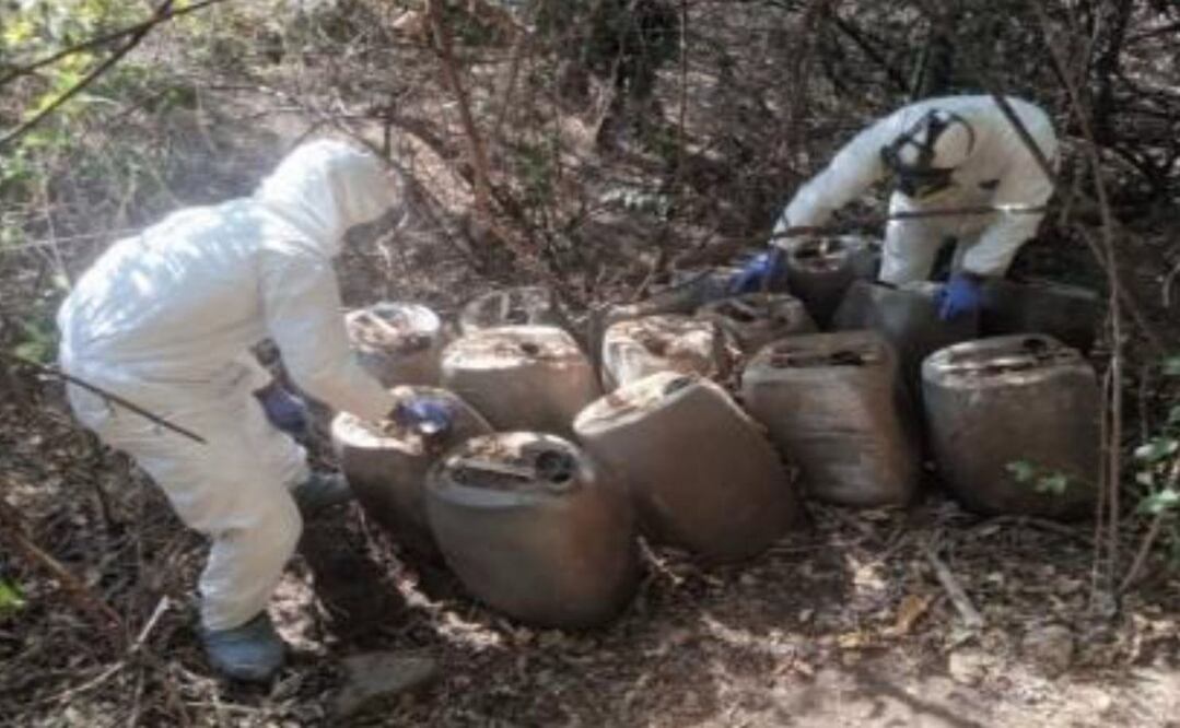 Hallan más narcolaboratorios en Sinaloa. Foto: Especial