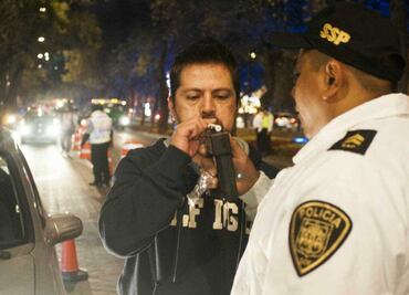 En lo que va de diciembre, 880 conductores superaron el límite permitido de alcohol: SSC-CDMX