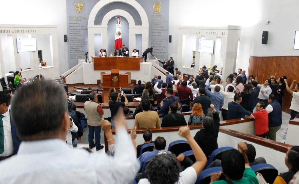 Aspectos del Congreso del Estado de San Luis Potosí el 13 de septiembre de 2024. Foto: Marcelo Palacios/ Cuartoscuro