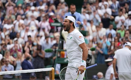 Matteo Berrettini, primer italiano en clasificar a la final de Wimbledon