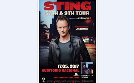 Sting to perform in Mexico in May