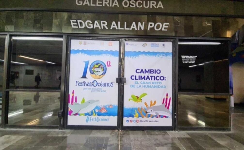 Así es el Festival de los Océanos en la estación La Raza del Metro