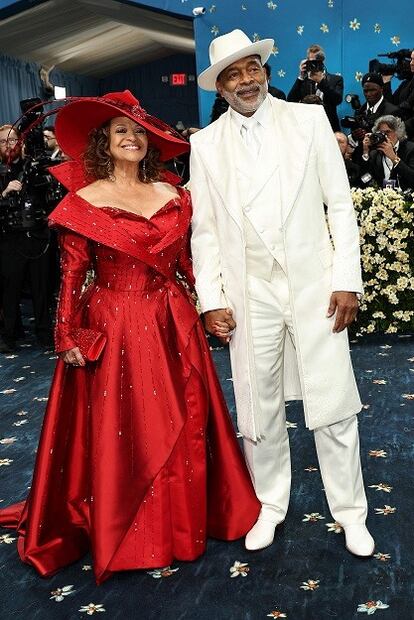 Debbie Allen y Norm Nixon. Foto: Jamie McCarthy / AFP