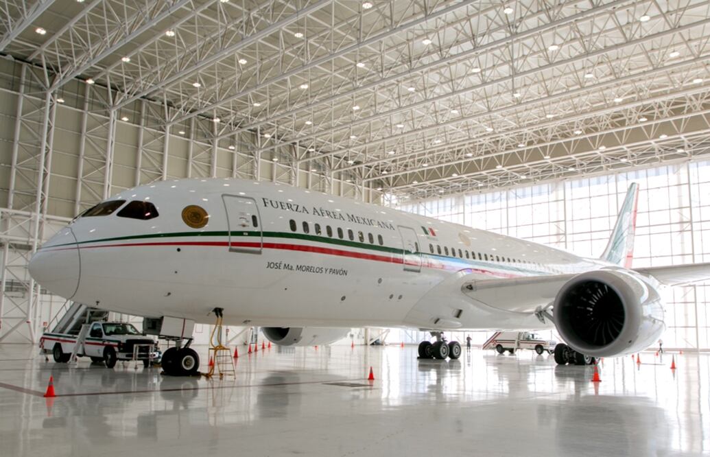 El avión "José María Morelos y Pavón" es un Boeing 787-8. / Foto: archivo
