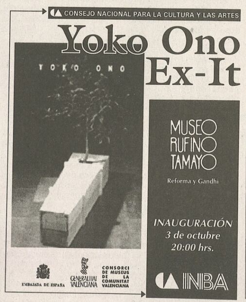 Cuando Yoko Ono visitó el Museo Tamayo y fue recibida por 2 mil personas