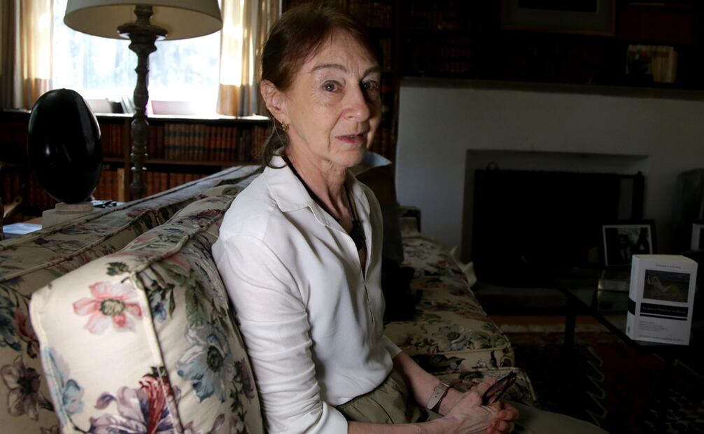 Entrevista con Aurora Díez Canedo quien trabajó en la edición de una antología de poesía francesa. Foto: Carlos Mejía/EL UNIVERSAL.