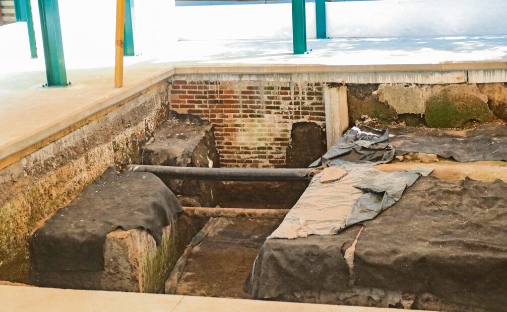 En septiembre de este año la obra llevaba 80% de avance, señaló Raúl Basulto, secretario de Obras. Foto: Axel Sánchez / EL UNIVERSAL