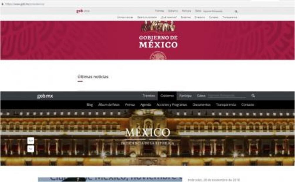 Va lento el rediseño y cambio de logo en sitios web de las secretarías