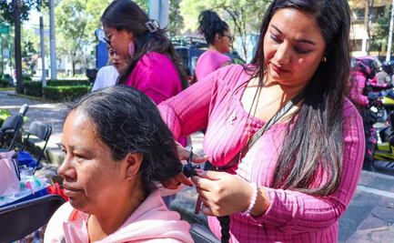 Realizan "Tapatón y Trenzatón" en la alcaldía Benito Juárez; concientizan sobre el cáncer de mama