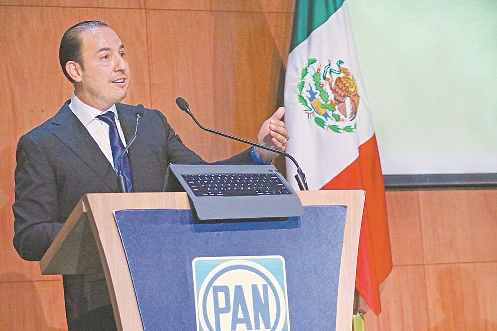 El líder del PAN, Marko Cortés, criticó al PRI y a Morena al señalar que ambos partidos hacen “acuerdos en lo oscurito”. Foto: ARCHIVO EL UNIVERSAL