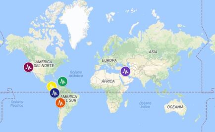 MAPA. Recuento de sismos en el mundo tras el 19-S en México
