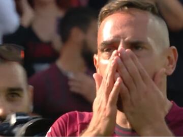 VIDEO: El emotivo llanto de Franck Ribery en su último partido como profesional