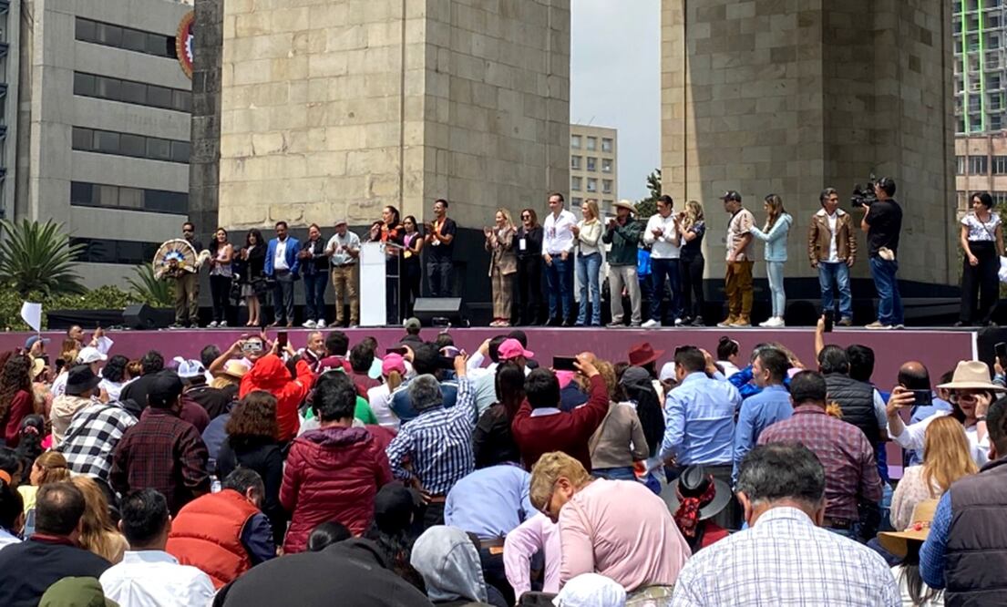 Claudia Sheinbaum, aspirante presidencial de Morena, sugirió algunas ideas o apuntes para la construcción de "el segundo piso de la transformación". Foto: especial