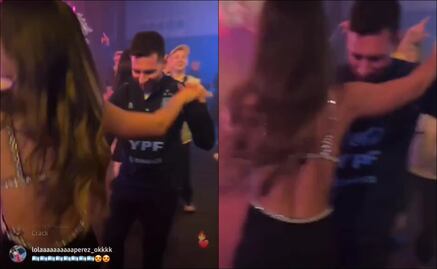 Lionel Messi se aventó los "pasos prohibidos" y fue la estrella de la fiesta de la selección argentina