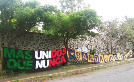 "Más unidos que nunca", el mensaje de la afición a jugadores de Pumas 