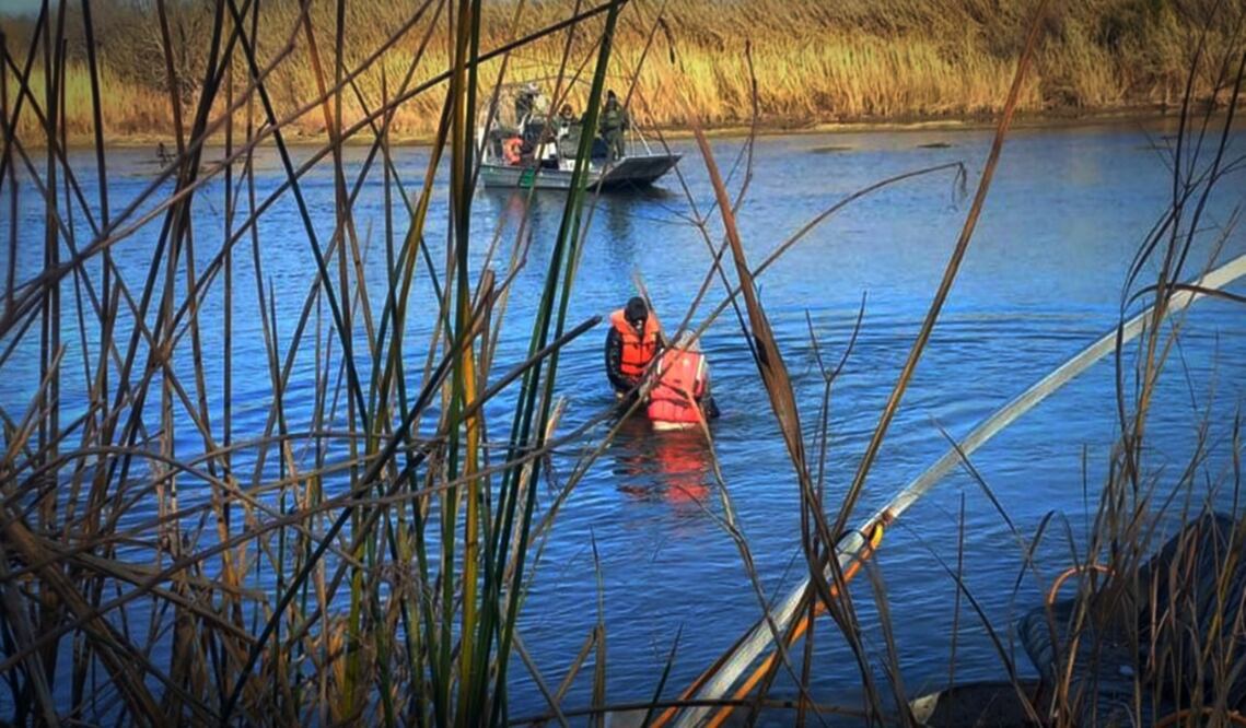 Agentes del INM localizaron el cuerpo sin vida de una persona menor de edad de origen africano en aguas del Río Bravo. Foto: archivo/EL UNIVERSAL