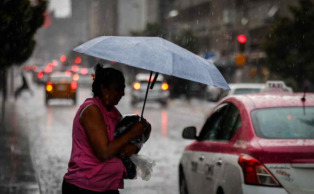 Lluvia en la CDMX/ Foto: Diego Simón Sánchez. EL UNIVERSAL