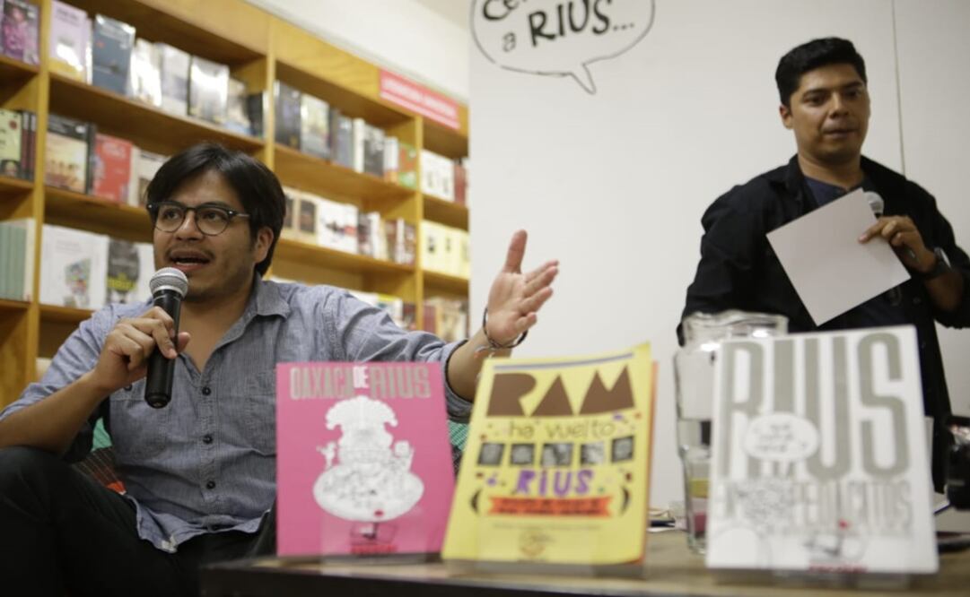 Foro “El Huaje” de la Editorial Almadía, en la capital de Oaxaca. Foto: Mario Arturo Martínez/EL UNIVERSAL