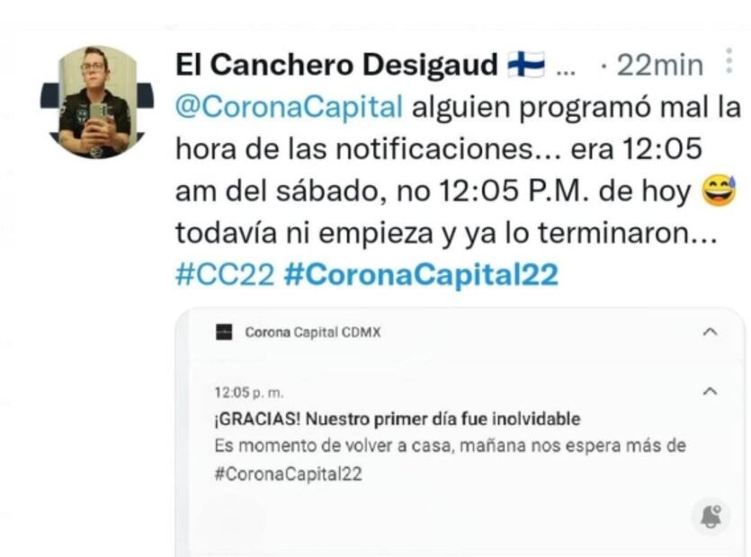 Corona Capital 2022: Reportan fallas en la aplicación del festival 