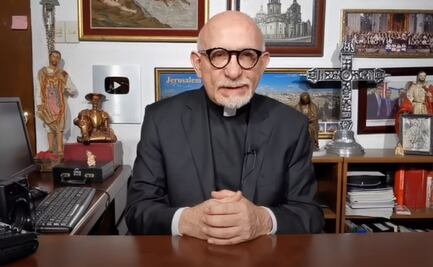 "Tengo otros datos, no soy de FRENAAA", responde padre Jesús Aguilar a AMLO