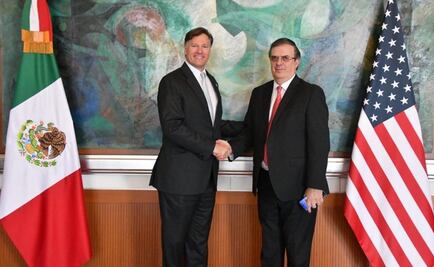 Ebrard sostiene primer encuentro con Christopher Landau, embajador de EU