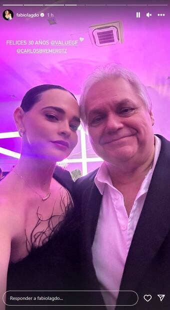 Fabiola Guajardo y Carlos Bremer de Grupo Financiero Value. Foto: isnatgram