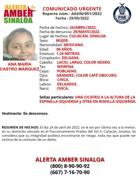 Emiten en Sinaloa 7 alertas de búsqueda: entre desaparecidos está una madre de familia y sus 4 hijos