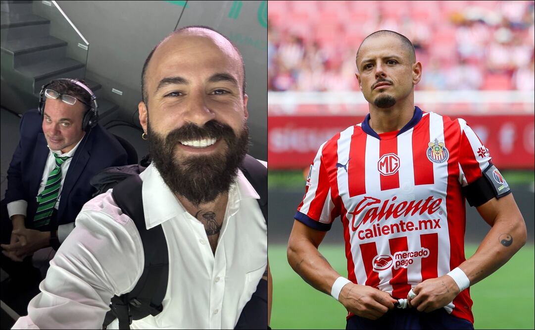 David Faitelson se mofó de Marc Crosas por culpa del Chicharito Hernández / FOTOS: @marccrosas e Imago7