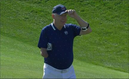 Golfista con un solo brazo logra hoyo en uno y rompe las redes sociales