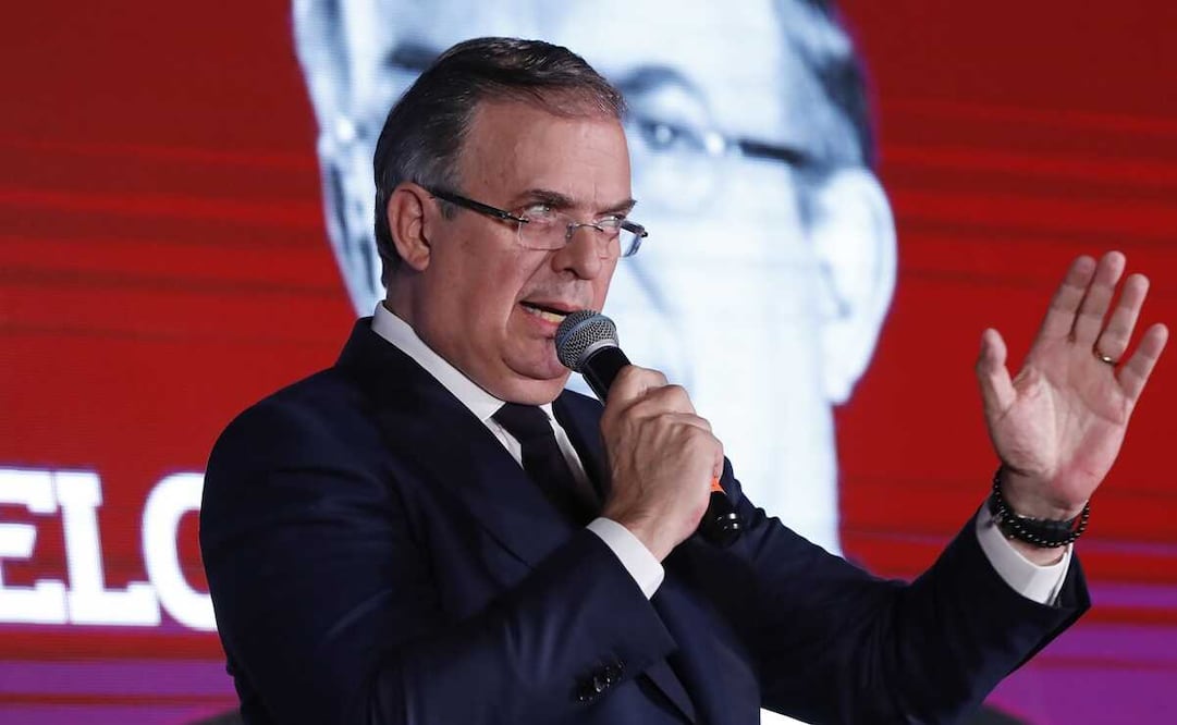 El aspirante Marcelo Ebrard se reunirá con su equipo y representantes previo al conteo de boletas para definir al ganador de la encuesta de Morena. Foto: archivo/EL UNIVERSAL