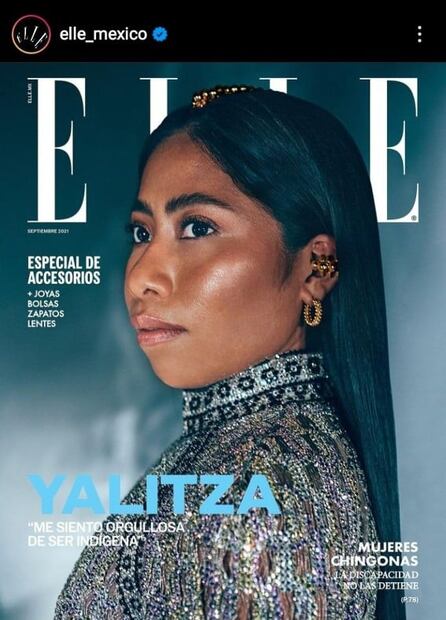 Yalitza Aparicio deslumbra en portada de revista de moda, luciendo marcas de lujo