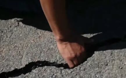 Grieta de 400 metros afecta a pobladores de La Cruz y Copales en Guanajuato