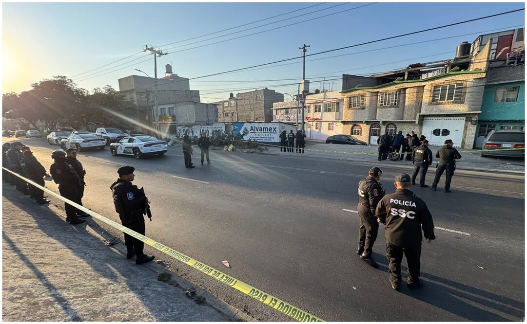 Balacera en CDMX. (10-12-2024) Foto: Especial