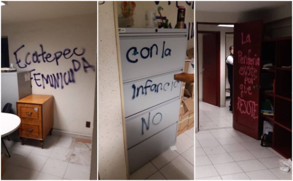 Desalojan a feministas que mantenían tomada Visitaduría de Edomex