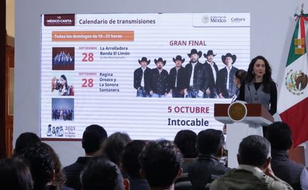 Intocable tocará en la gran final de México Canta; estos artistas estarán en las semifinales