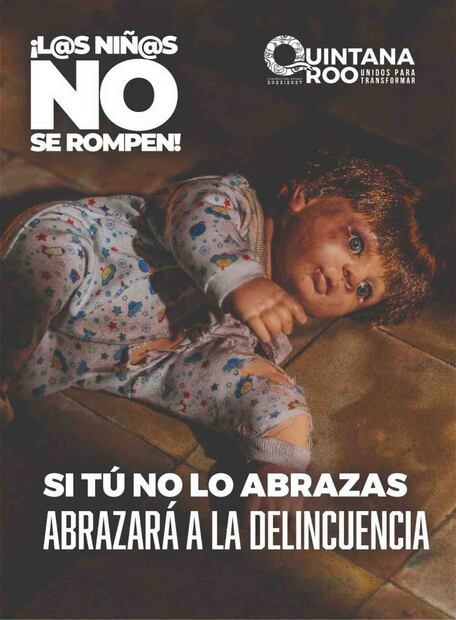 Campaña "Los niños no se rompen". Foto: Especial